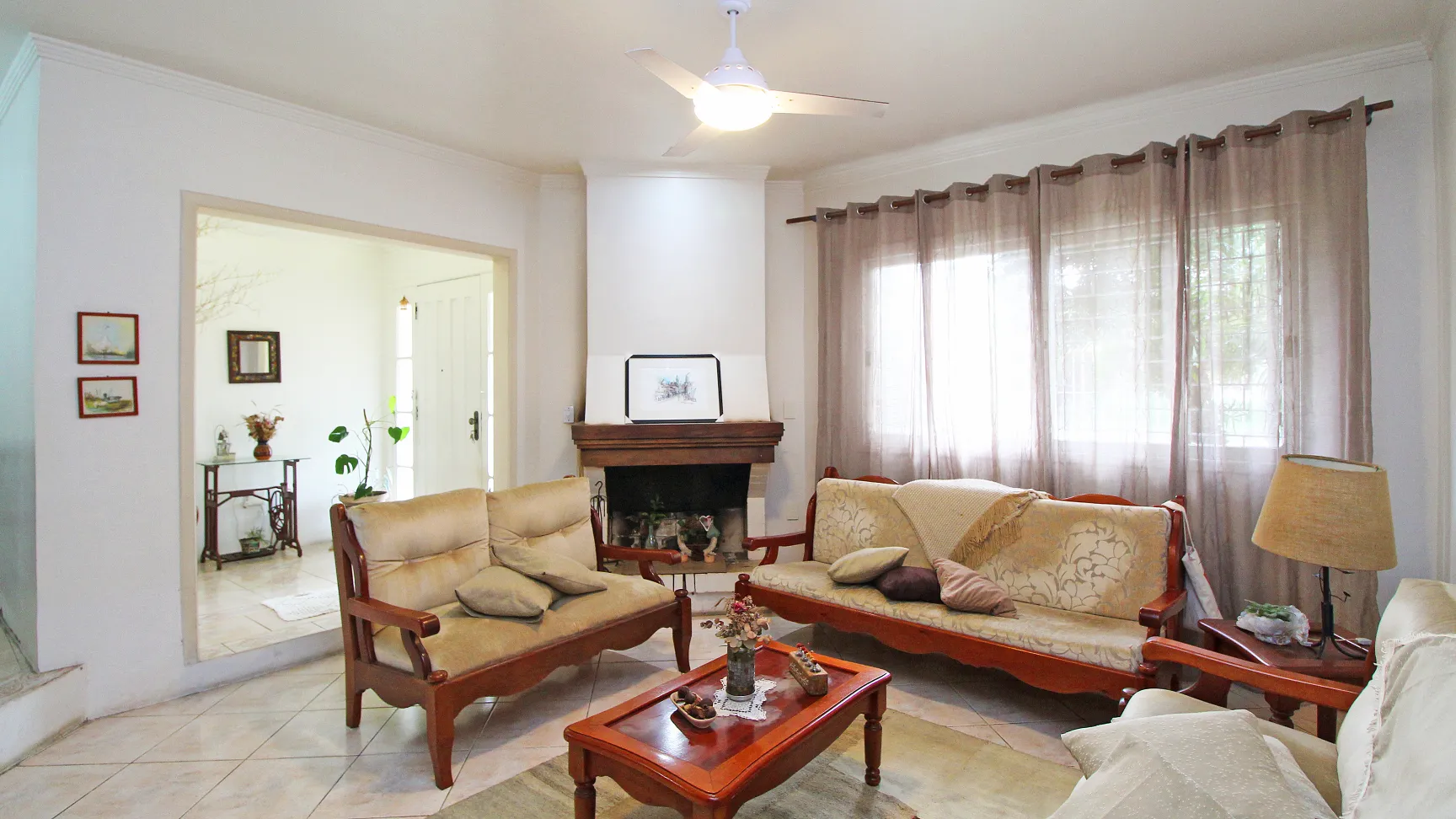 Sala de estar - lareira